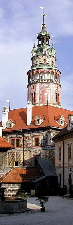 2nd Courtyard of Český Krumlov Castle, foto: Lubor Mrázek 