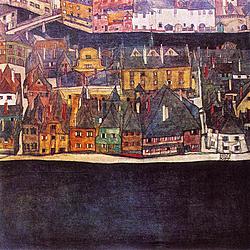 Egon Schiele, Black city 