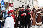 Carnival procession through the town, Český Krumlov 