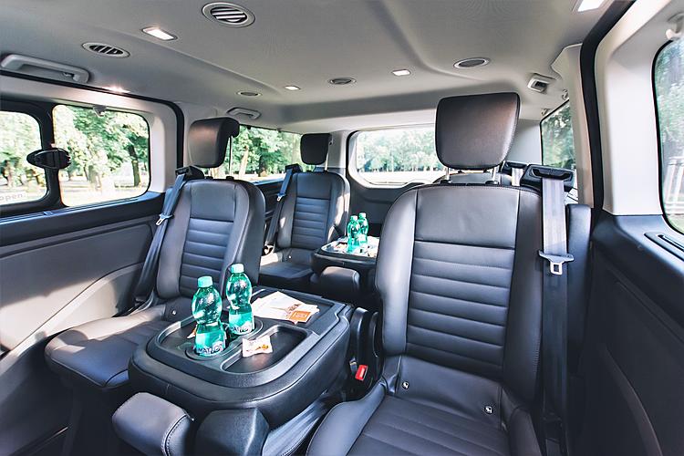 Spacious interior with individual seat
