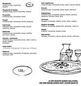 Rozvozové menu pizzerie Cosa Vostra Český Krumlov 