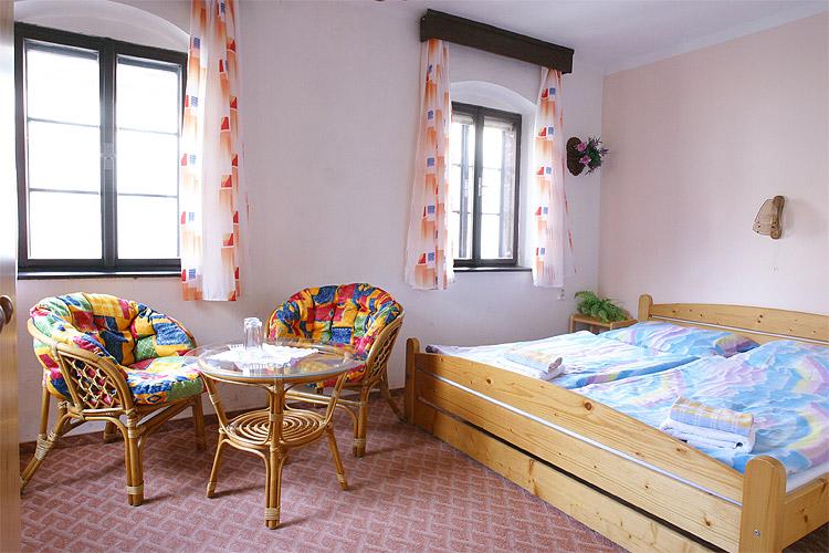 Zweibettzimmer Nummer 2, 2 + 0, Pension Hana Sladová